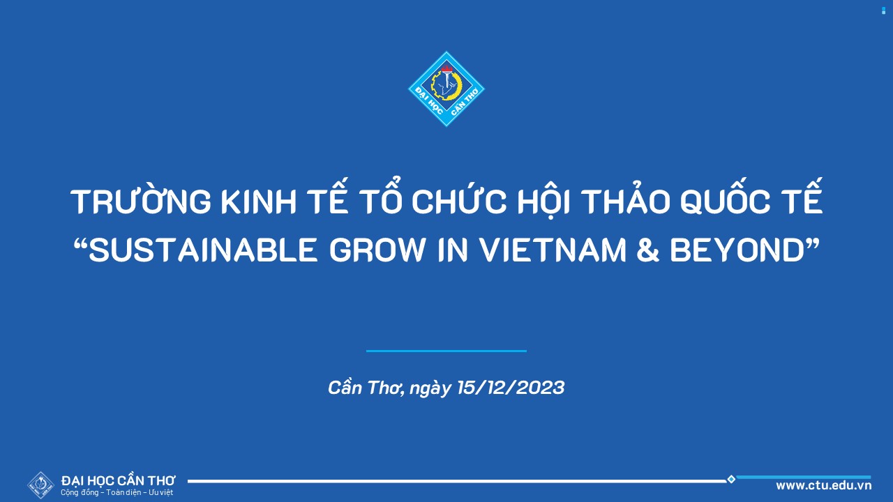 htqt Sustainable Grow in Vietnam Beyond