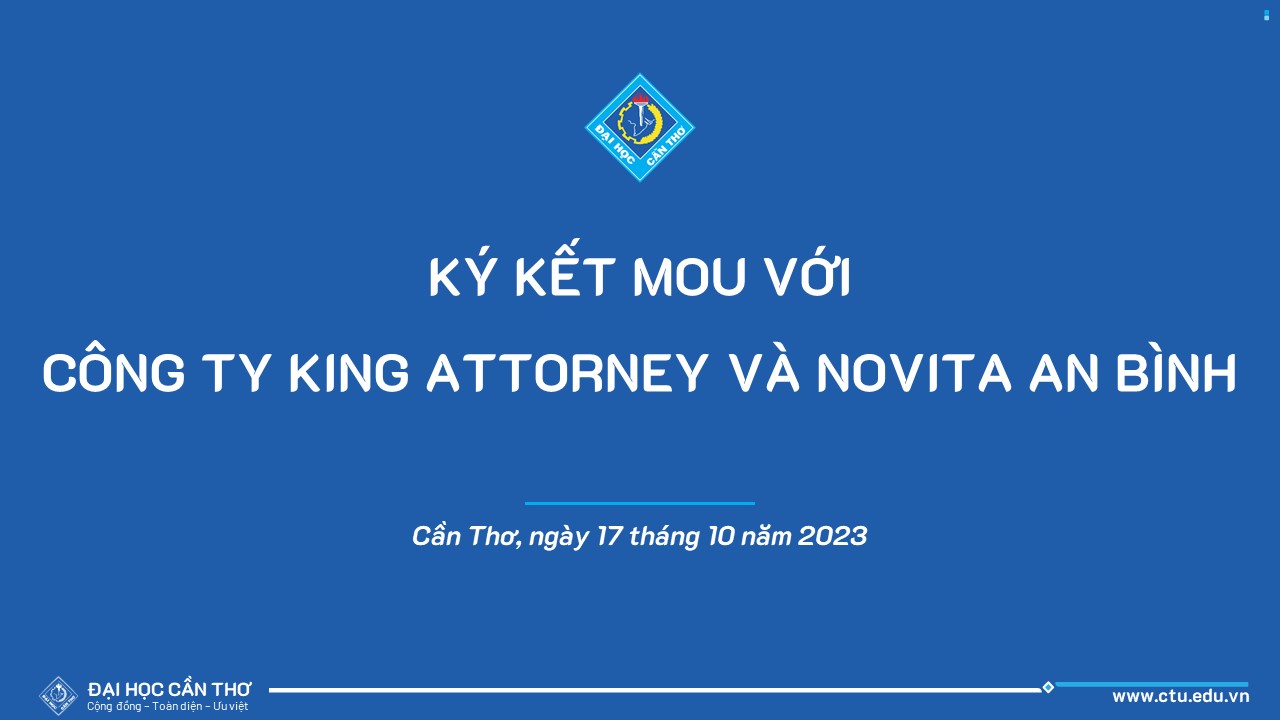 kkMOU King Attorney va ovita An Binh