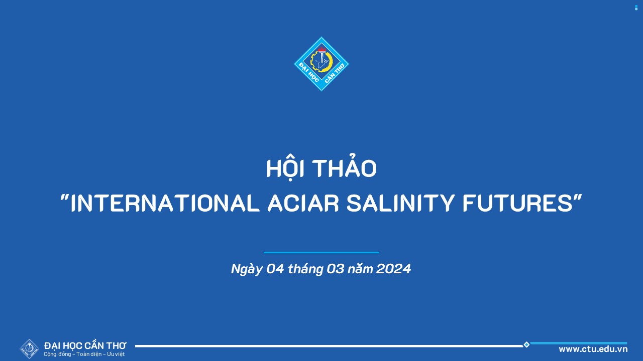 ht International ACIAR Salinity Futures
