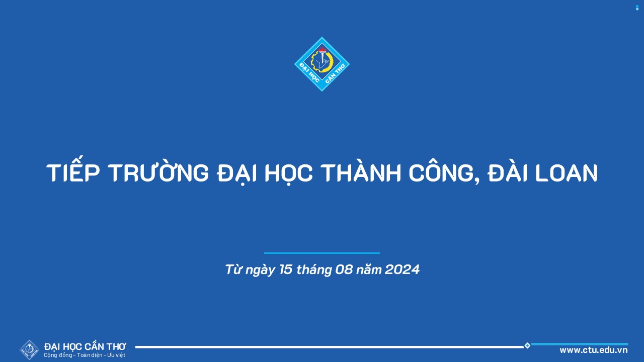 tiep truong DH THANH CONG DAI LOAN