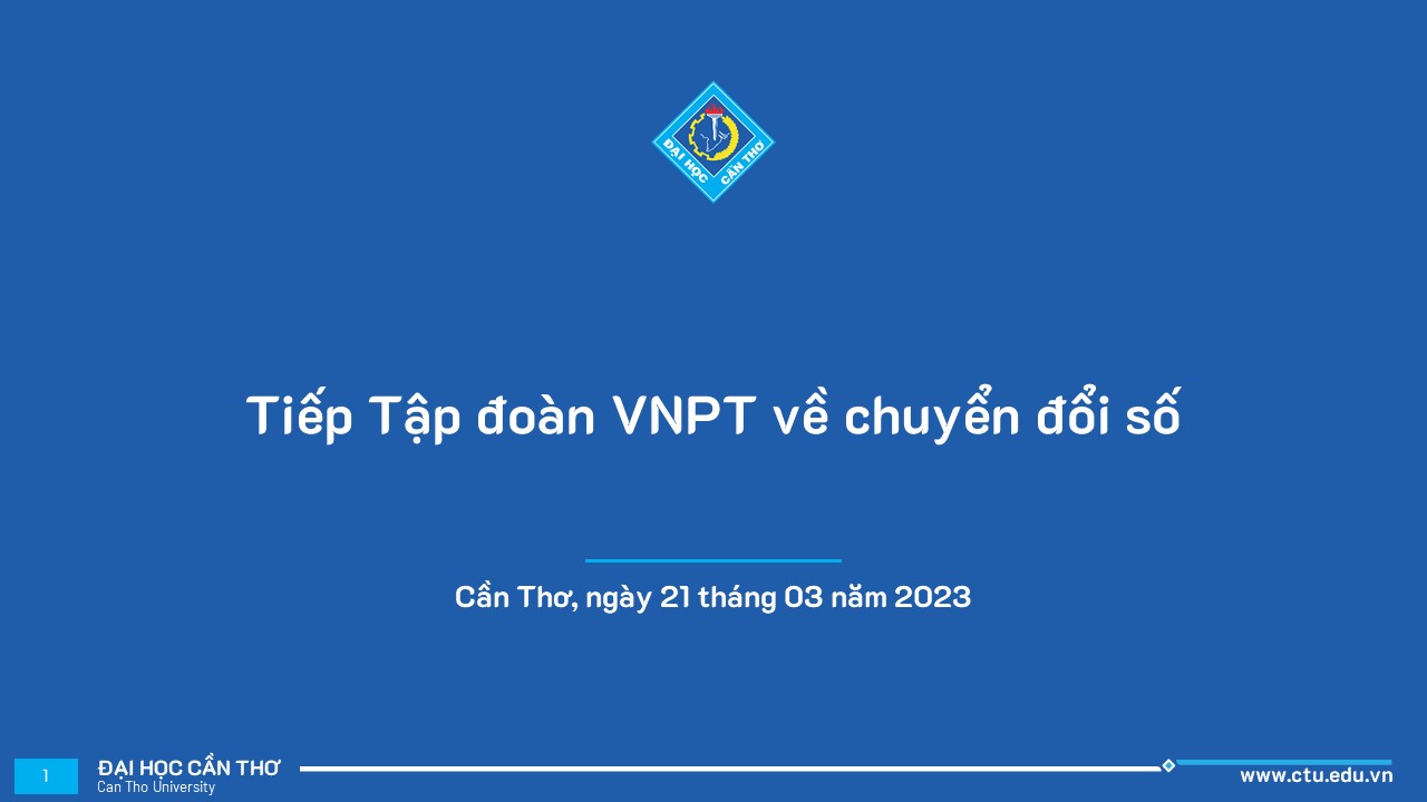 Tiếp Tập đoàn VNPT về chuyển đổi số